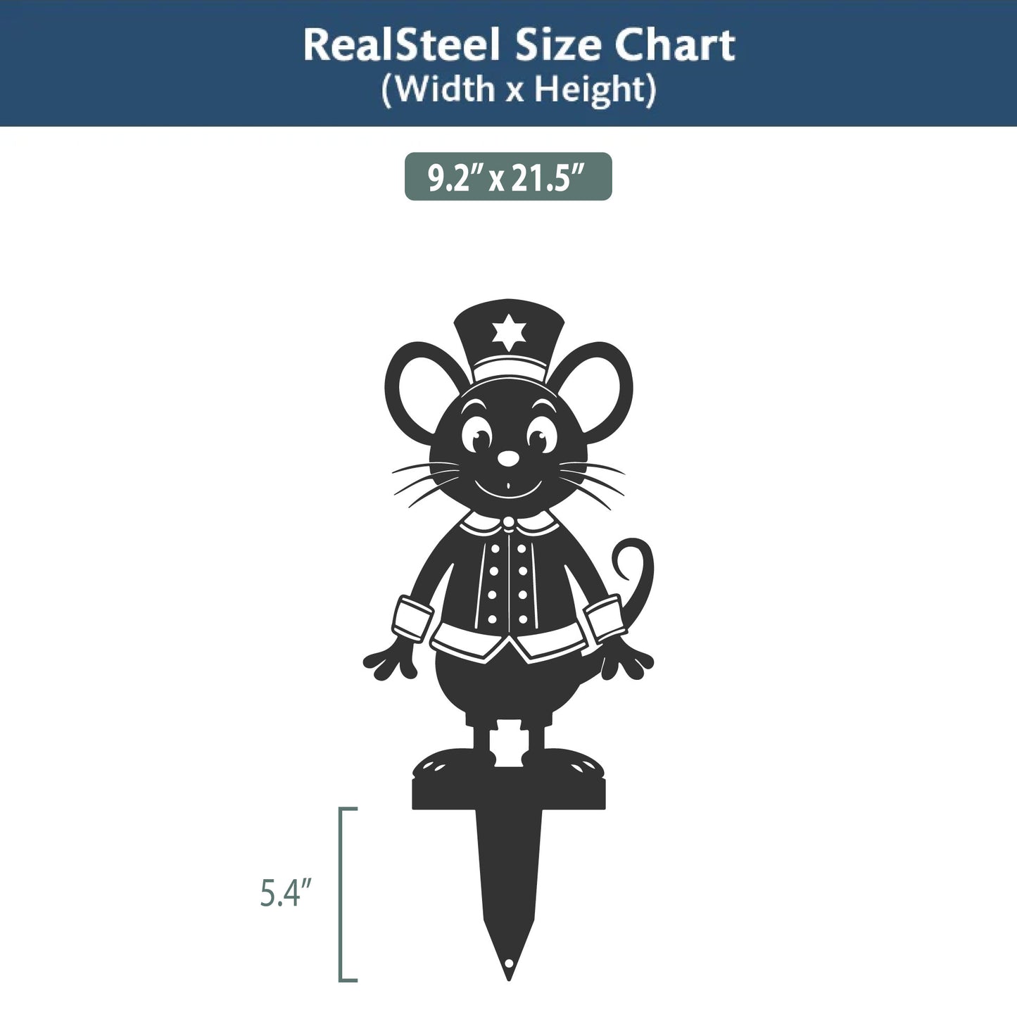 Nutcracker Christmas Garden Stakes | Holiday Outdoor Yard Art Set - RealSteel Center