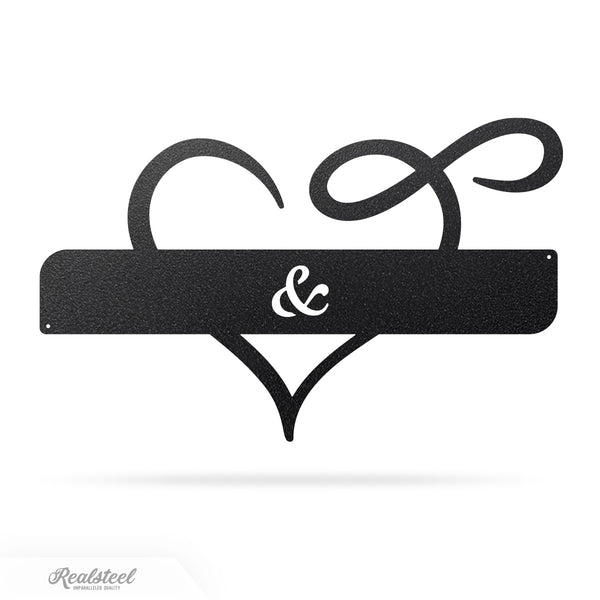 Personalized Infinity Heart Monogram