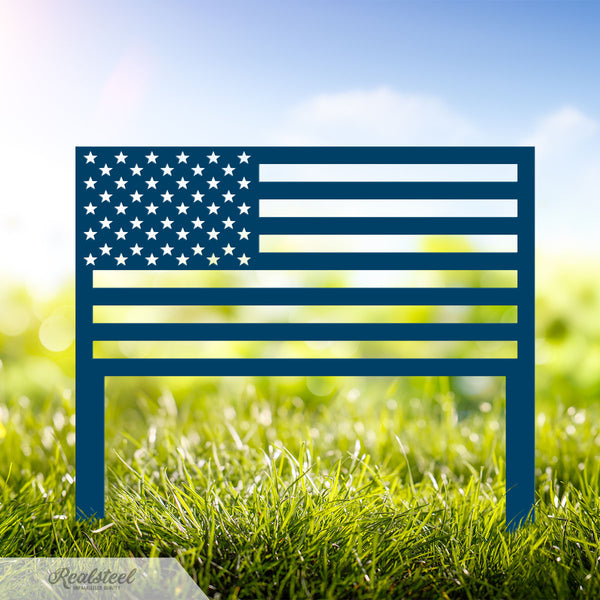 American Flag Stake
