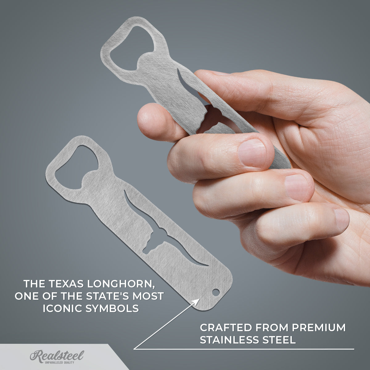 Texas-Themed Bottle Openers - RealSteel Center