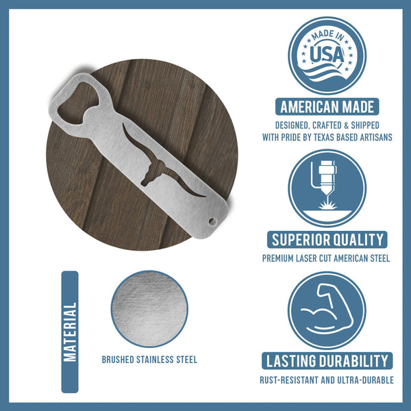 Texas-Themed Bottle Openers