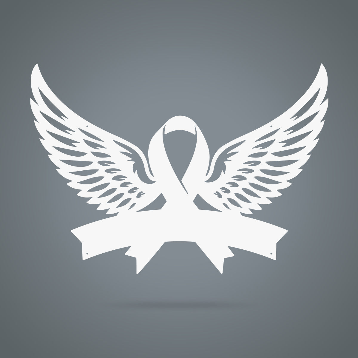 Cancer Memorial Monogram 10"X14" / White - RealSteel Center