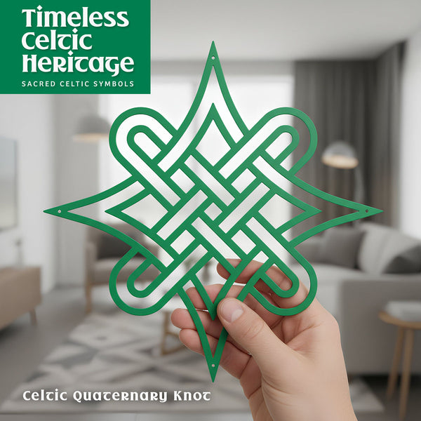 Celtic Knot Symbols Metal Wall Art – Timeless Celtic Symbols | Made in USA