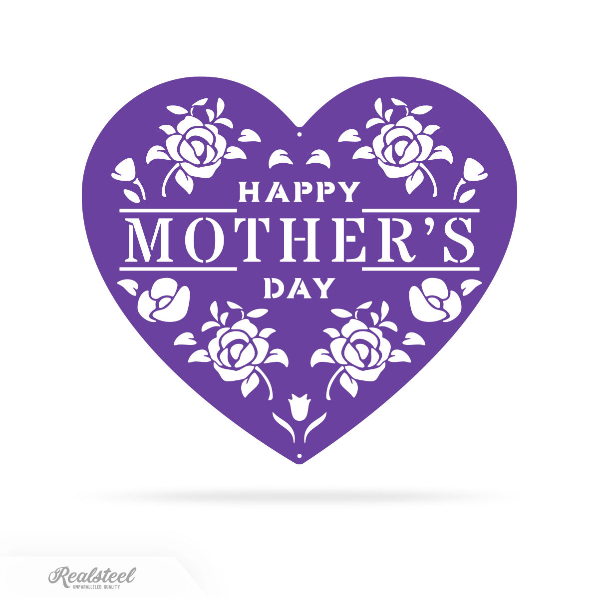 Mother's Day Heartwarming Wishes 124x14 / Purple - RealSteel Center