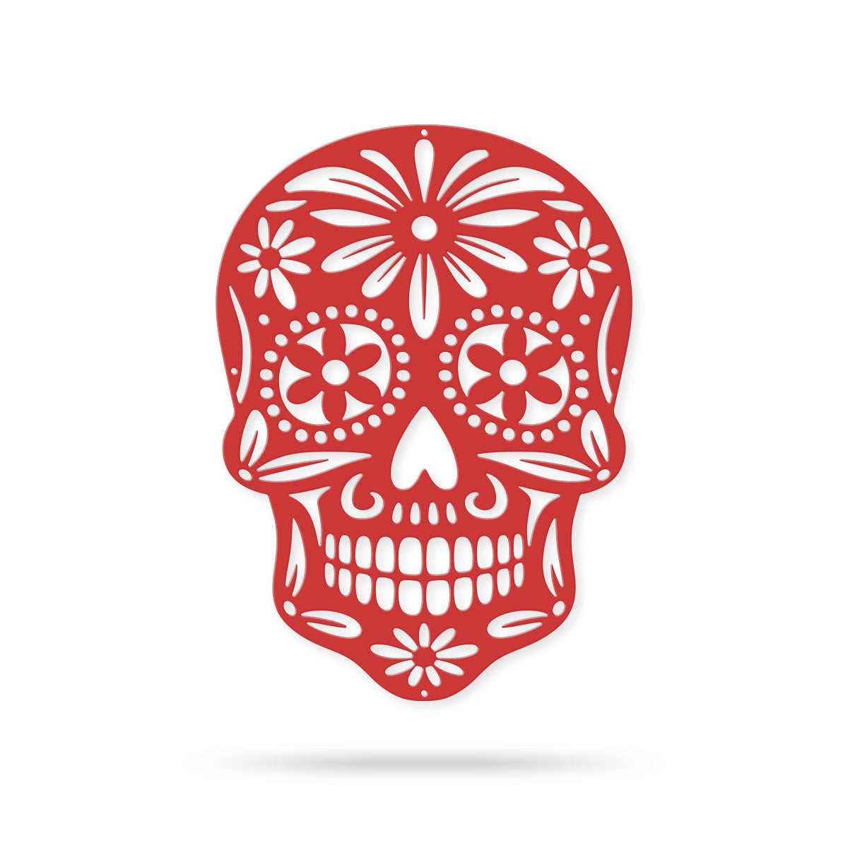 Sugar Skull Wall Art 8.6"x12" / Red - RealSteel Center