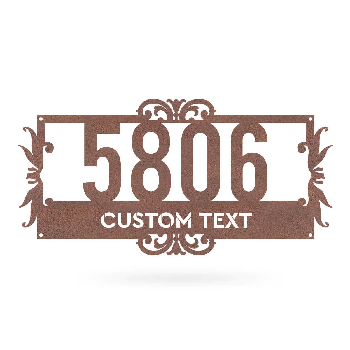 2 Line Address Monogram - RealSteel Center
