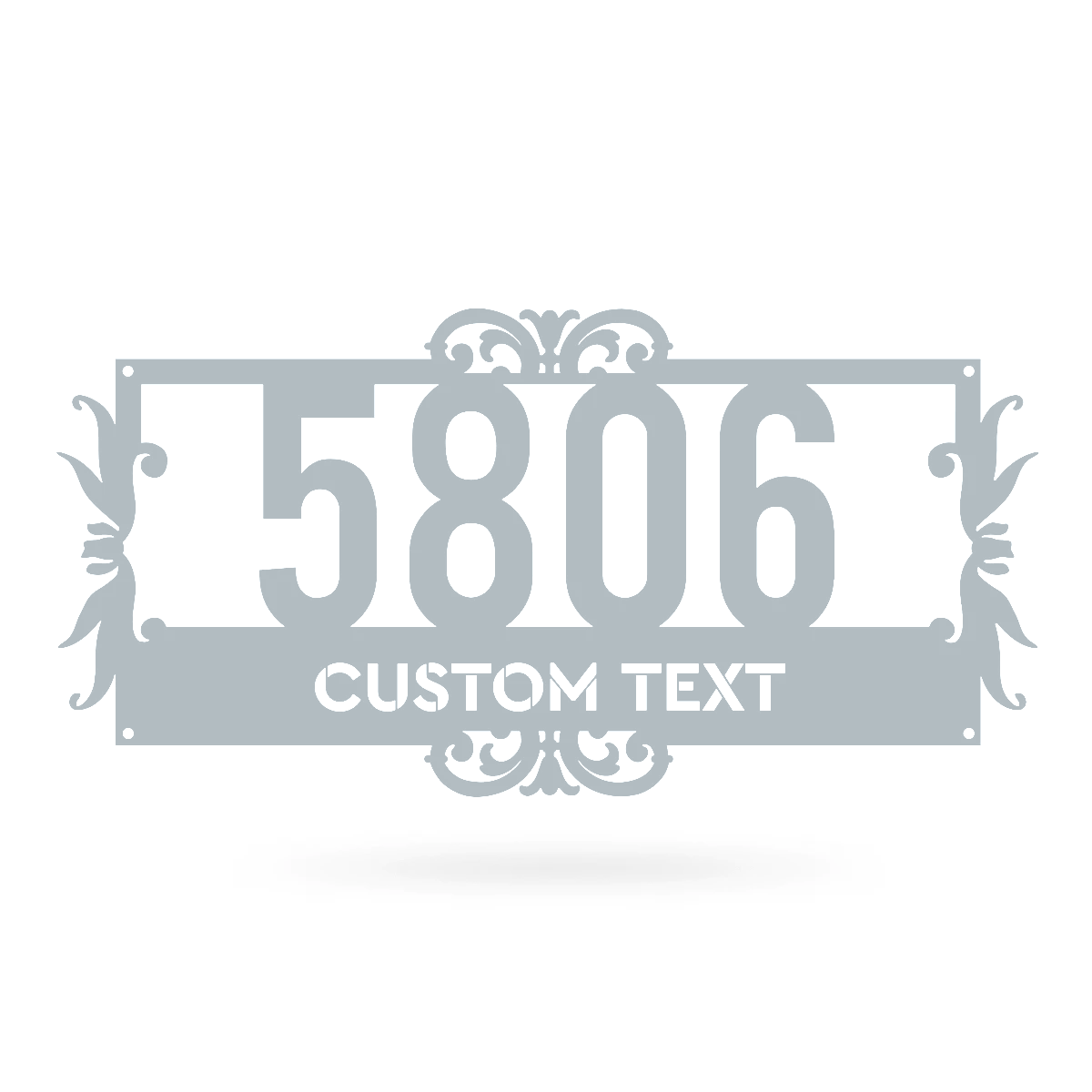 2 Line Address Monogram - RealSteel Center