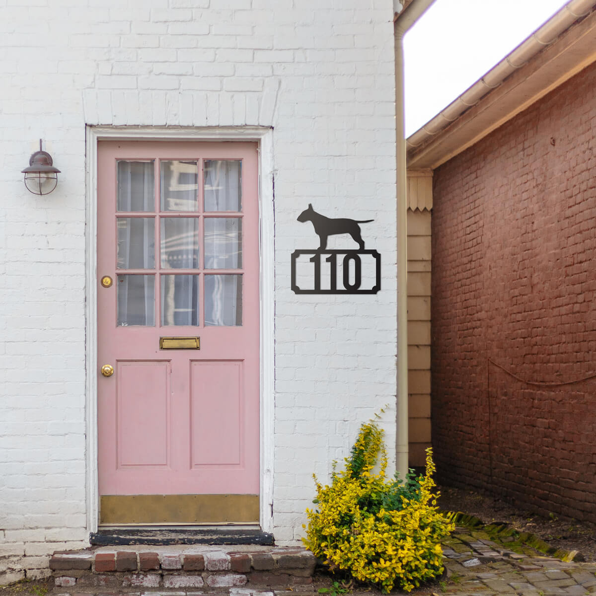 Bull Terrier Home Number Monogram - RealSteel Center