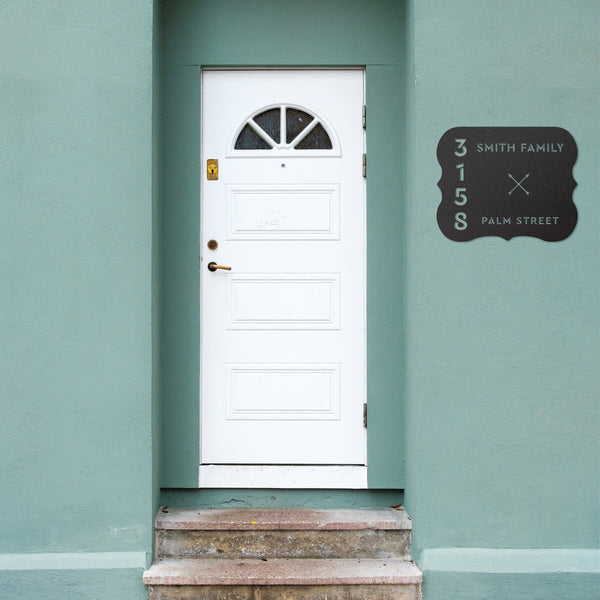 Elegant Address Monogram - RealSteel Center