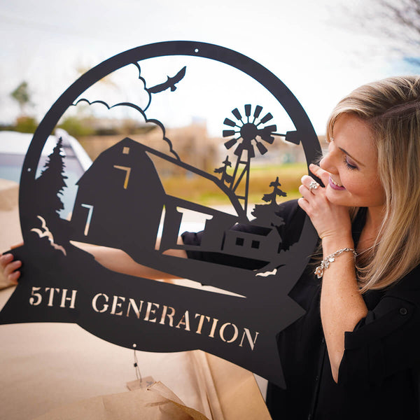 Farmhouse Monogram - RealSteel Center