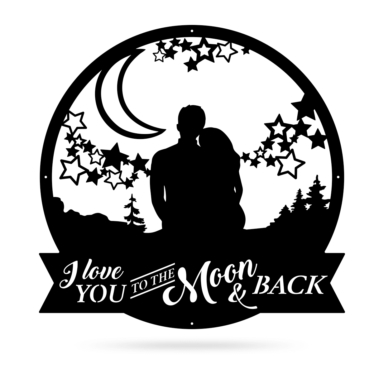 Love You To The Moon Wall Art  - RealSteel Center