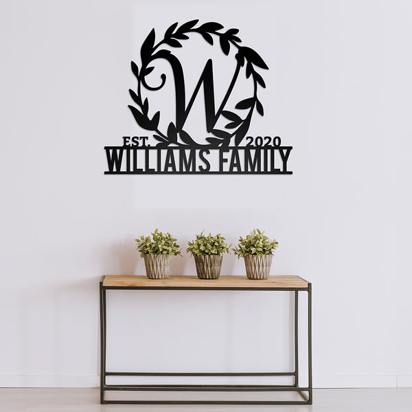 Wreath Monogram - RealSteel Center