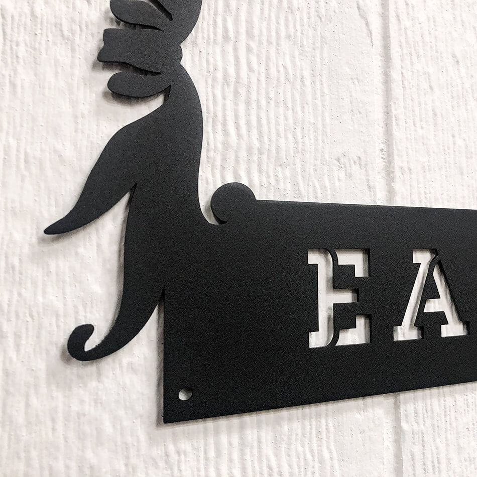 2 Line Address Monogram - RealSteel Center