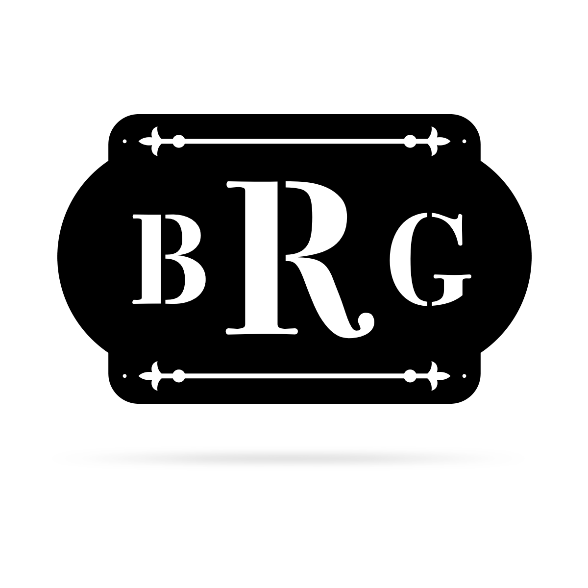 Personalized 3 Letter Monogram - RealSteel Center