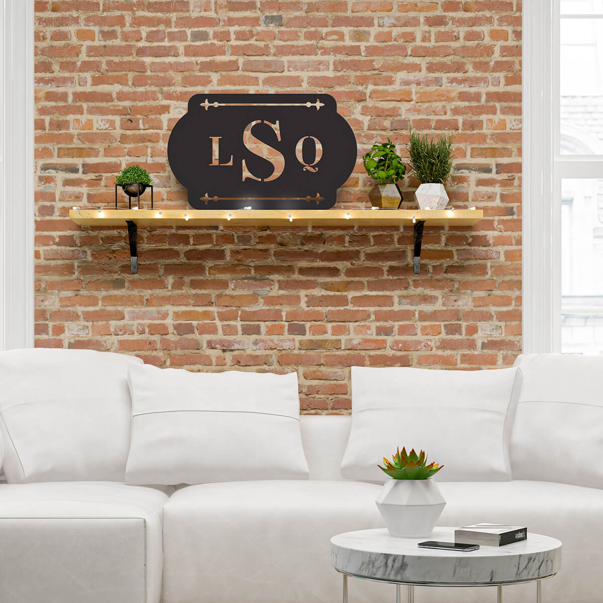 Personalized 3 Letter Monogram - RealSteel Center
