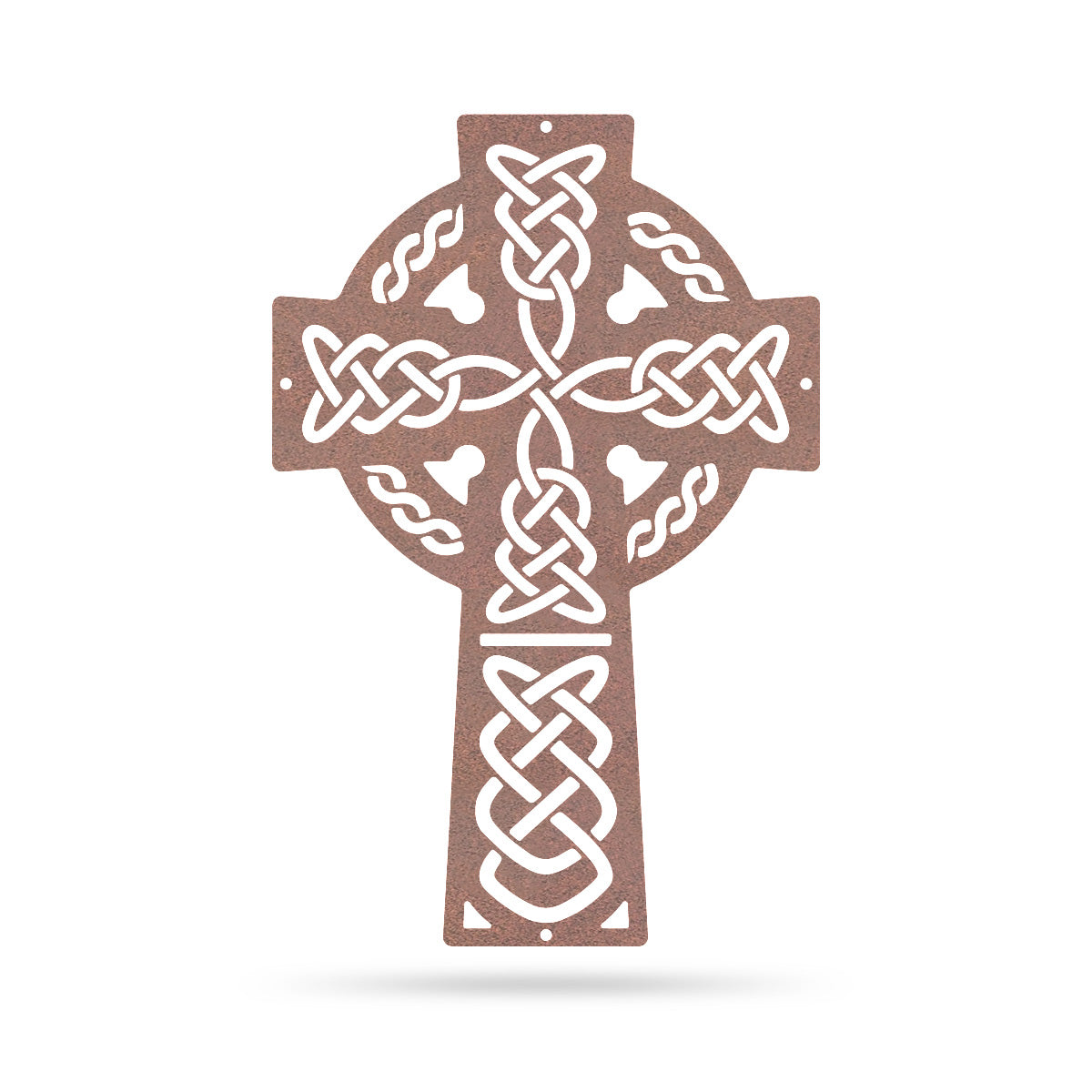 Celtic Knot Cross 9" x 14"" / Rust - RealSteel Center