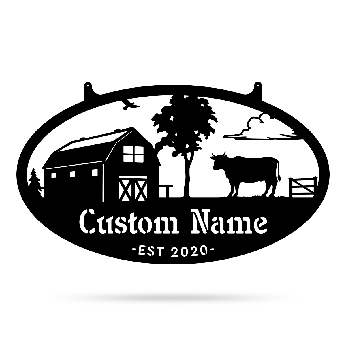 Metal Personalized Choose Your Farm Sign  - RealSteel Center