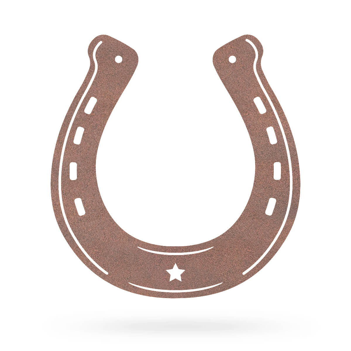 Good Luck Horseshoe 10"x9.5" / Rust - RealSteel Center