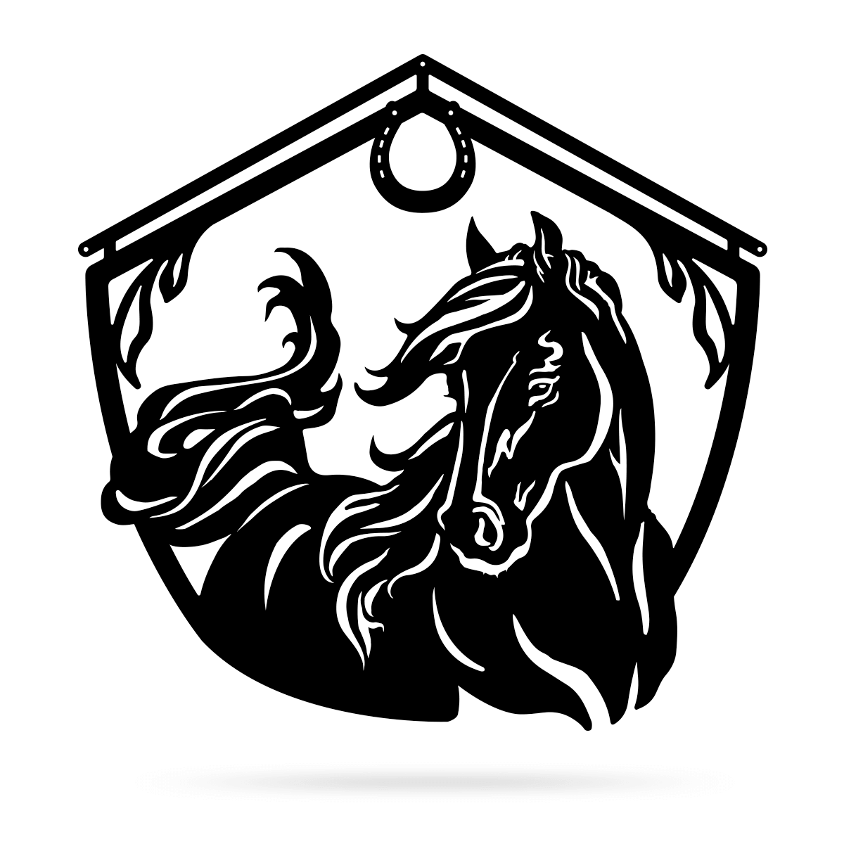 Horse and Barn Sign  - RealSteel Center