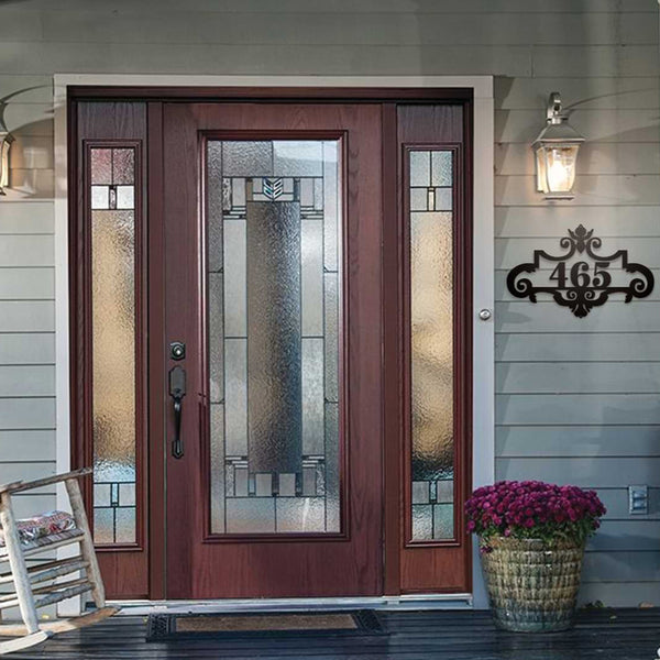 Ornate Address Monogram - RealSteel Center