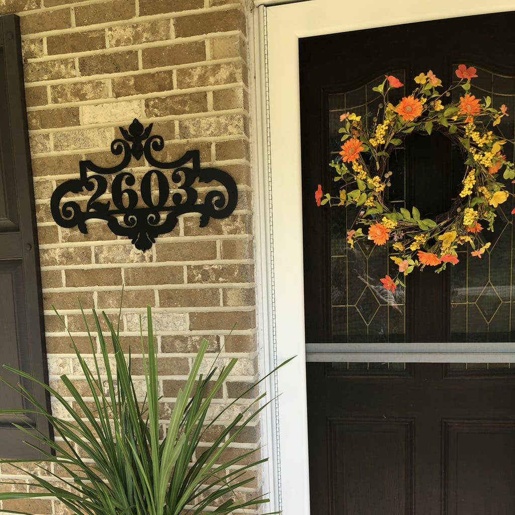 Ornate Address Monogram - RealSteel Center