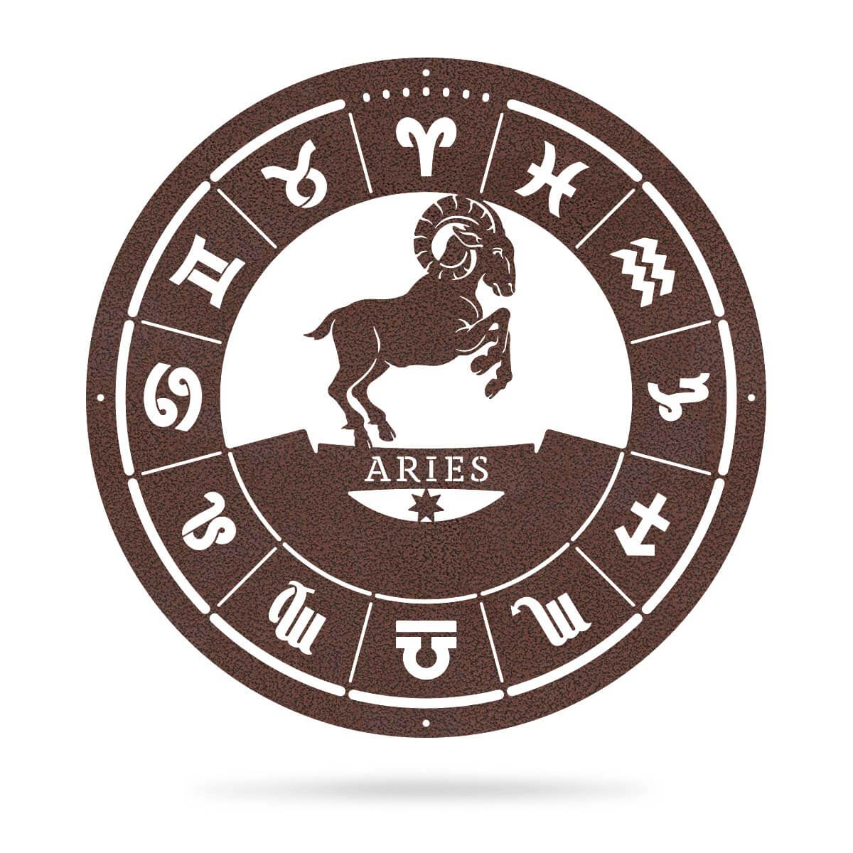 Aries - Zodiac Monogram 14" / Penny Vein - RealSteel Center