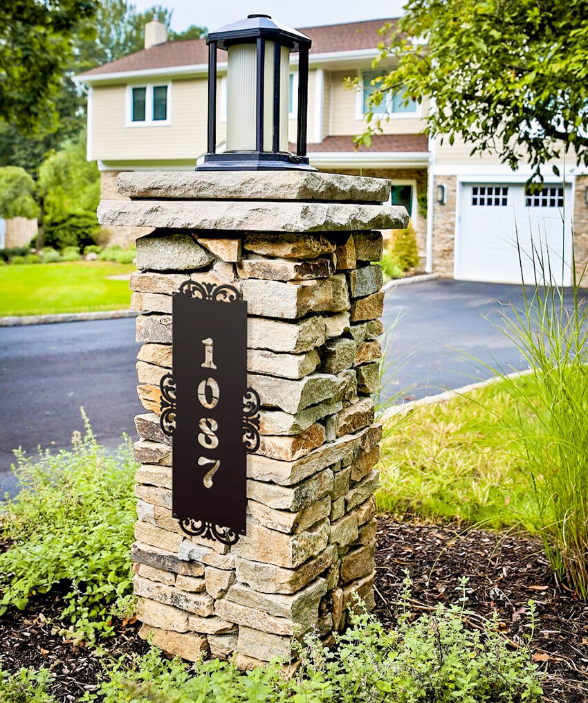 Fancy-Vertical Number Monogram - RealSteel Center