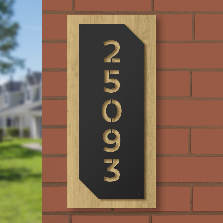 Vertical Number Monogram - RealSteel Center