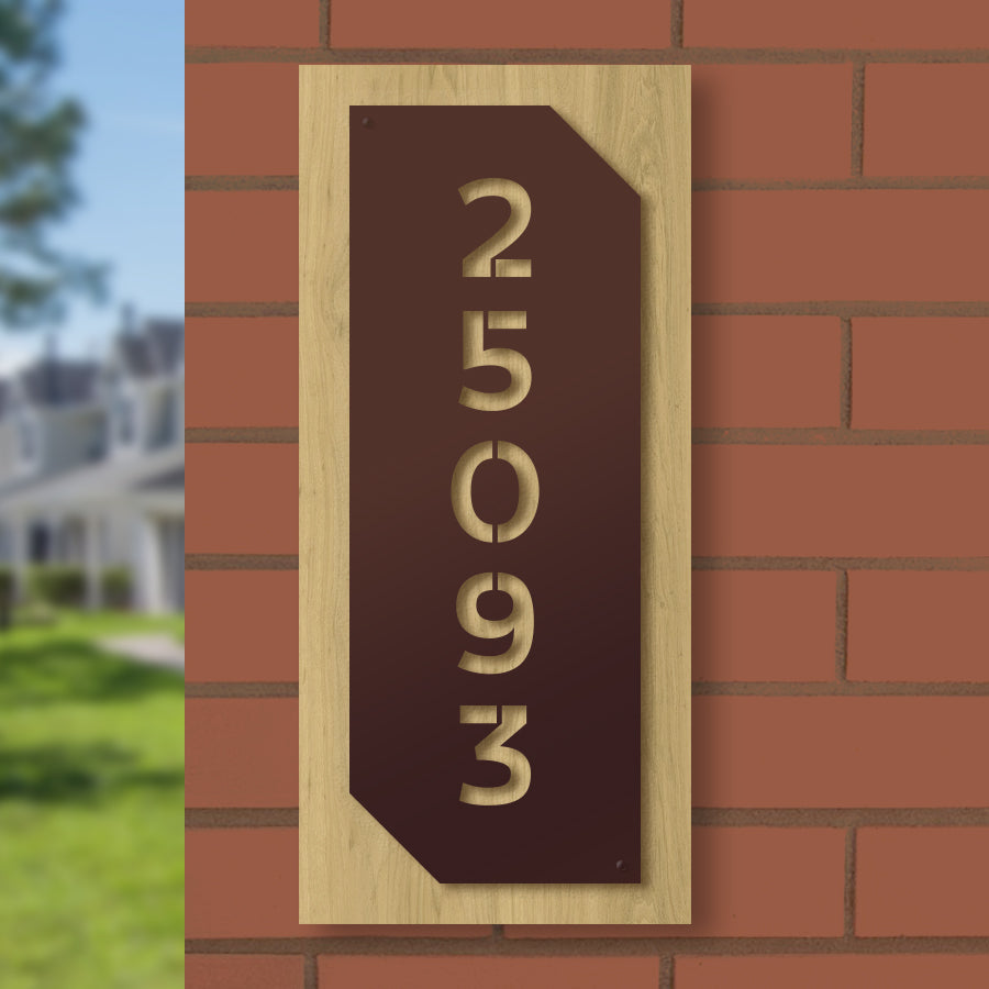 Vertical Number Monogram - RealSteel Center