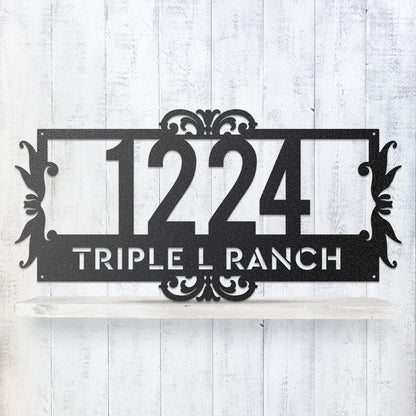 2 Line Address Monogram  - RealSteel Center
