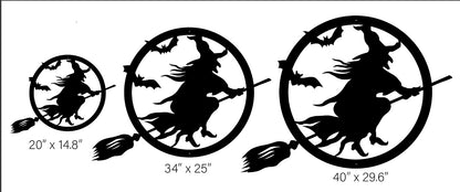 Halloween Witch Riding Broom - RealSteel Center