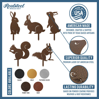 Garden Art - Animals 5 Pack - RealSteel Center
