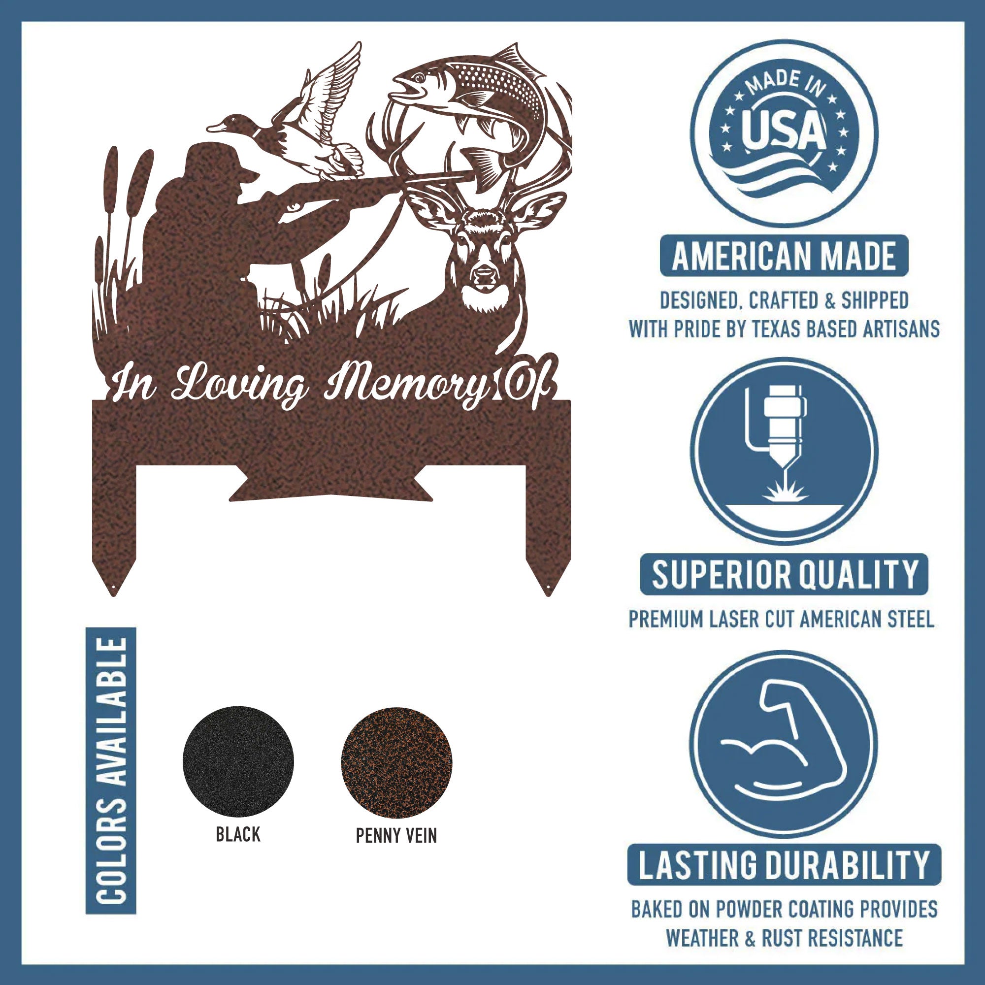 Memorial Stakes - Hunter, Fisherman & Wildlife Tribute - RealSteel Center