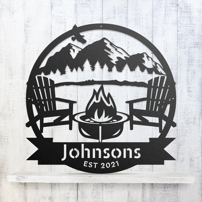 Personalized Campfire Monogram  - RealSteel Center