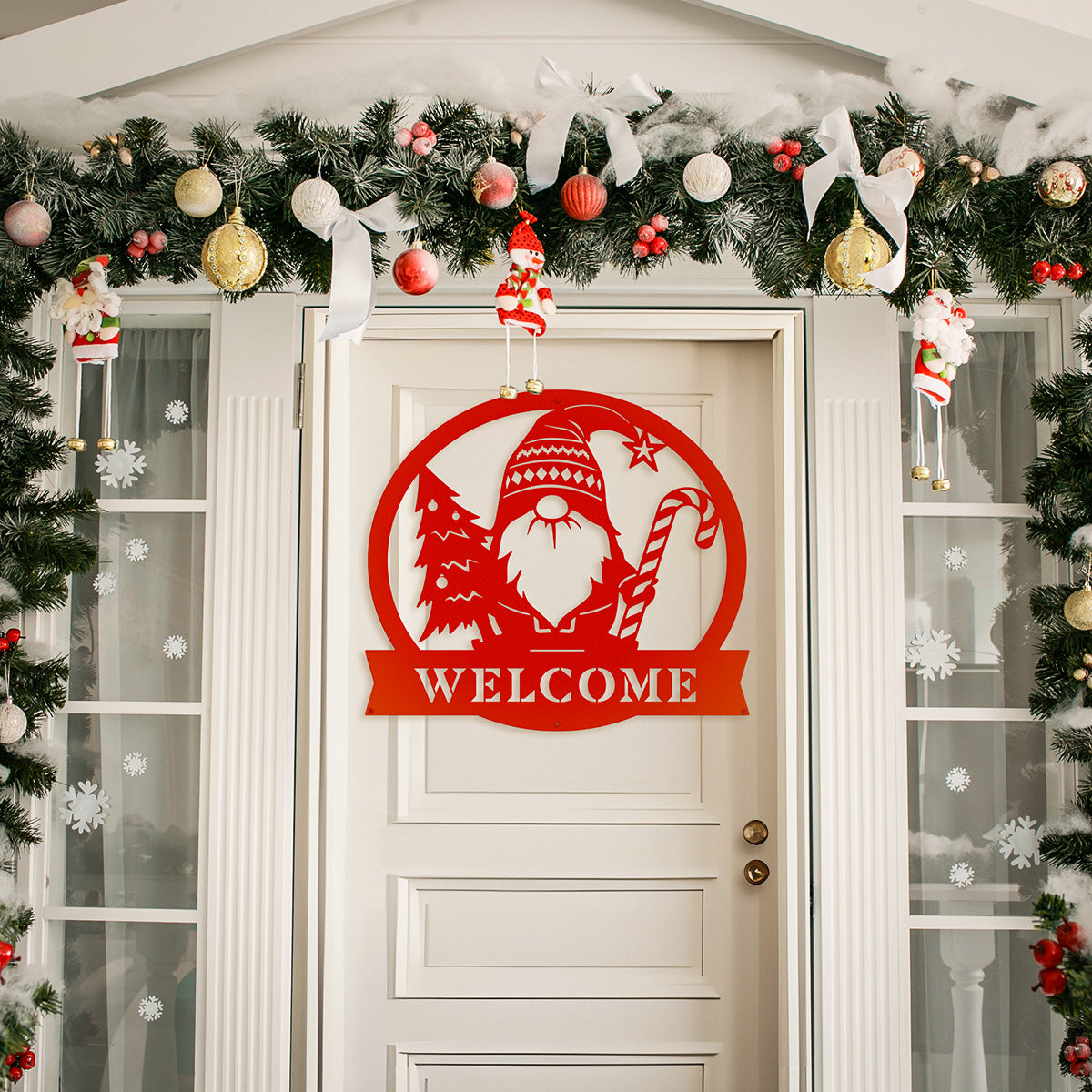 Christmas Gnome Monogram Wall Art  - RealSteel Center