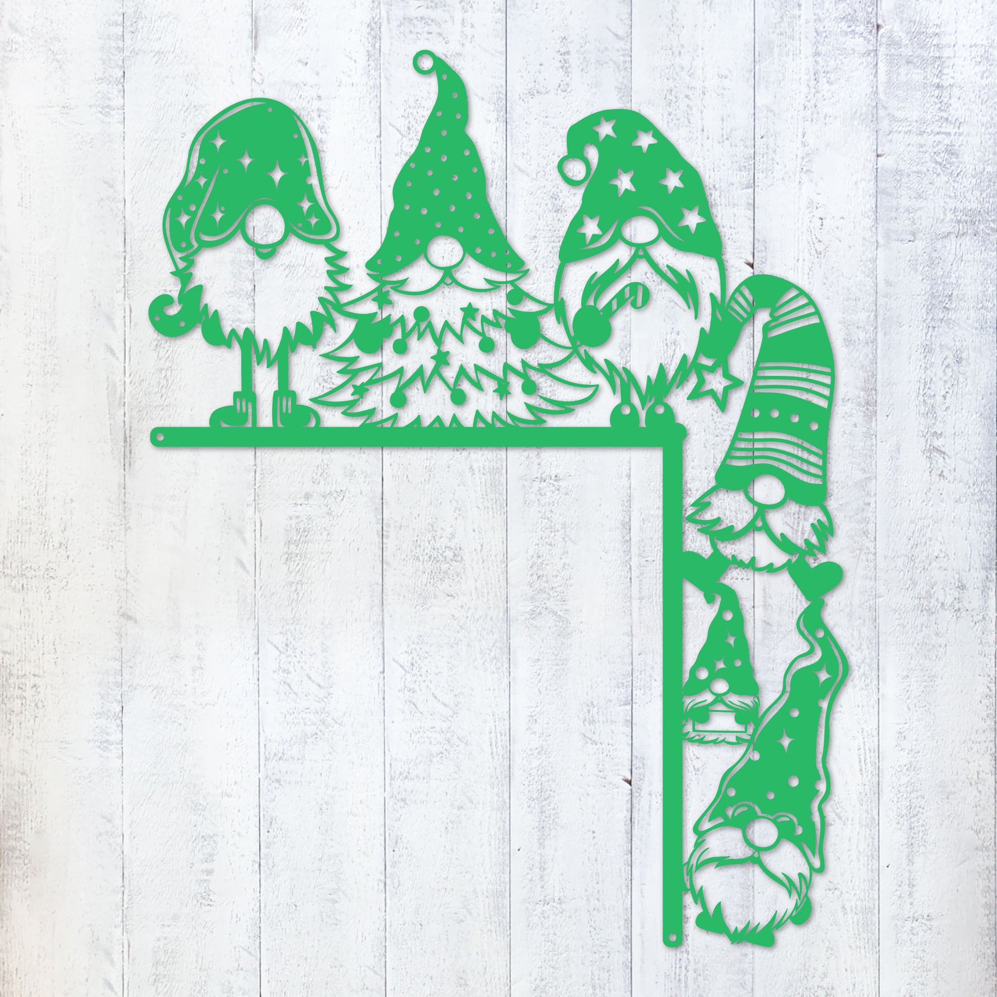 Christmas Door Corner Decor Christmas Gnome 2 / Green - RealSteel Center