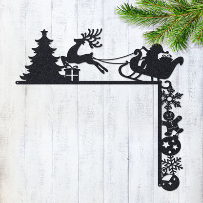 Christmas Door Corner Decor  - RealSteel Center
