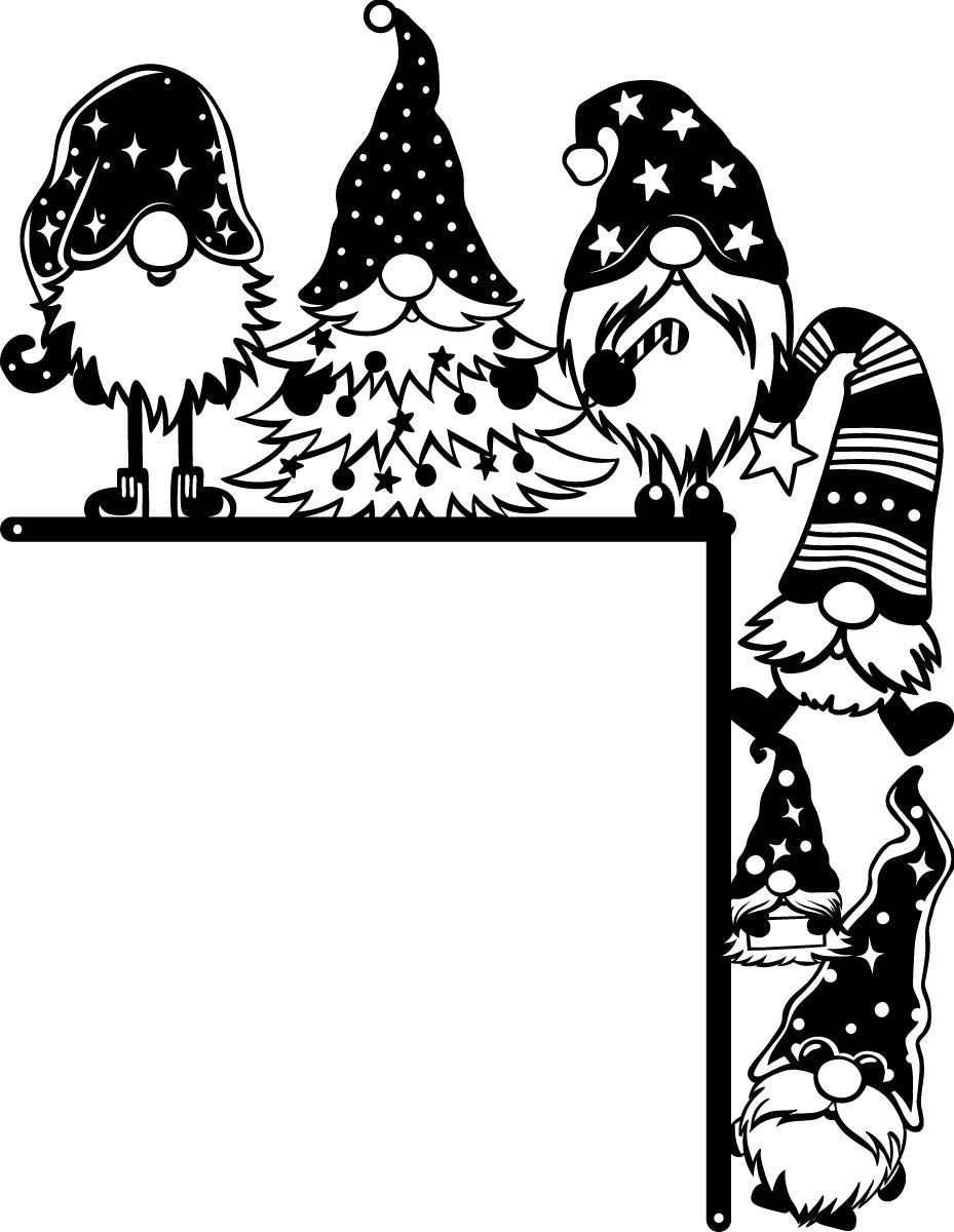 Christmas Door Corner Decor  - RealSteel Center