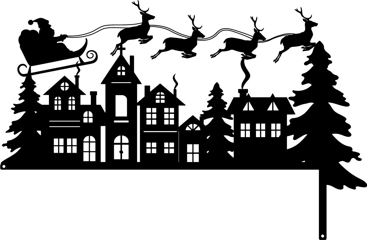 Christmas Door Corner Decor  - RealSteel Center