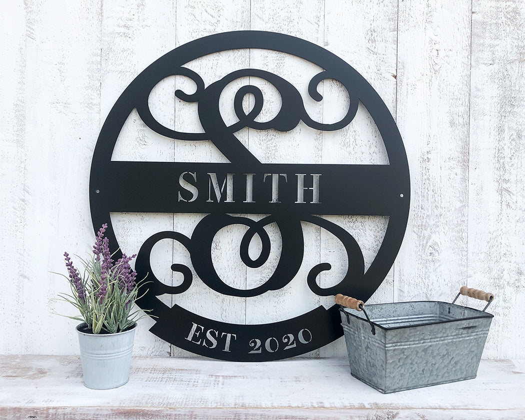 Family Name Monogram  - RealSteel Center