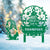 Personalized Merry Christmas Tree & Gnome Metal Garden Stakes