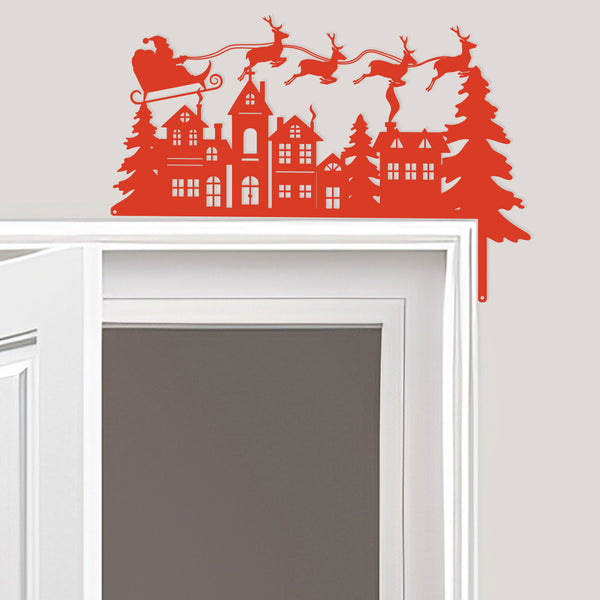 Christmas Door Corner Decor  - RealSteel Center