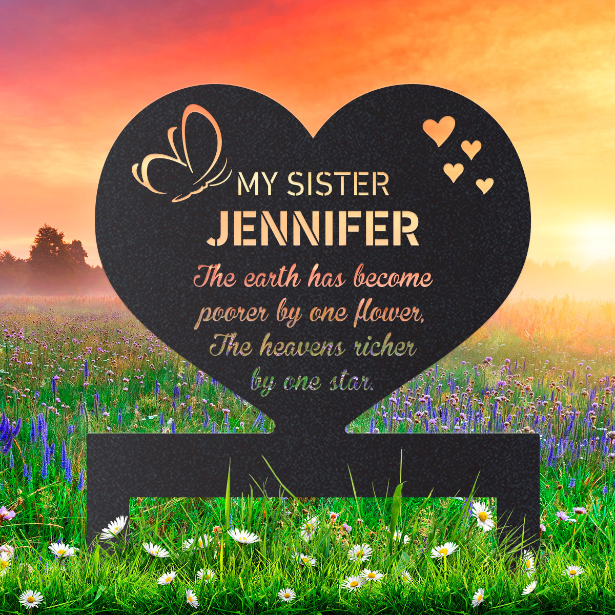 Memorial Stakes - Heart Sign - RealSteel Center