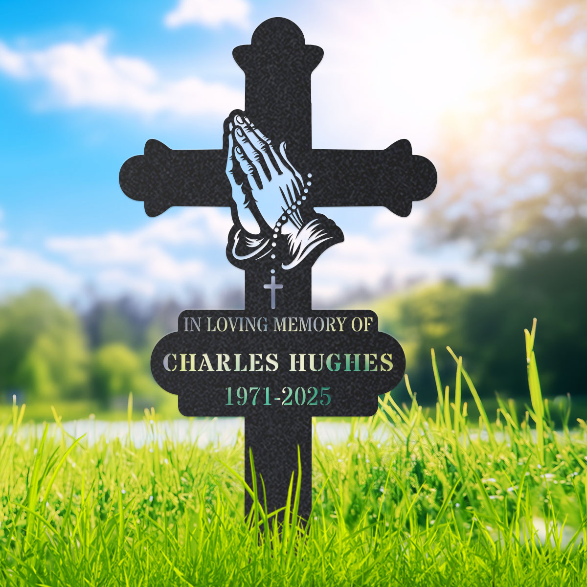 Praying Hands Memorial Stake - RealSteel Center
