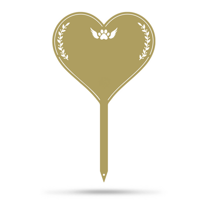 Memorial Grave Markers For Pets For Cats / Gold - RealSteel Center