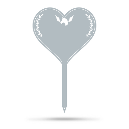 Memorial Grave Markers For Pets For Horses / Textured Silver - RealSteel Center