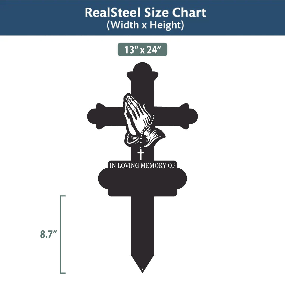 Praying Hands Memorial Stake - RealSteel Center