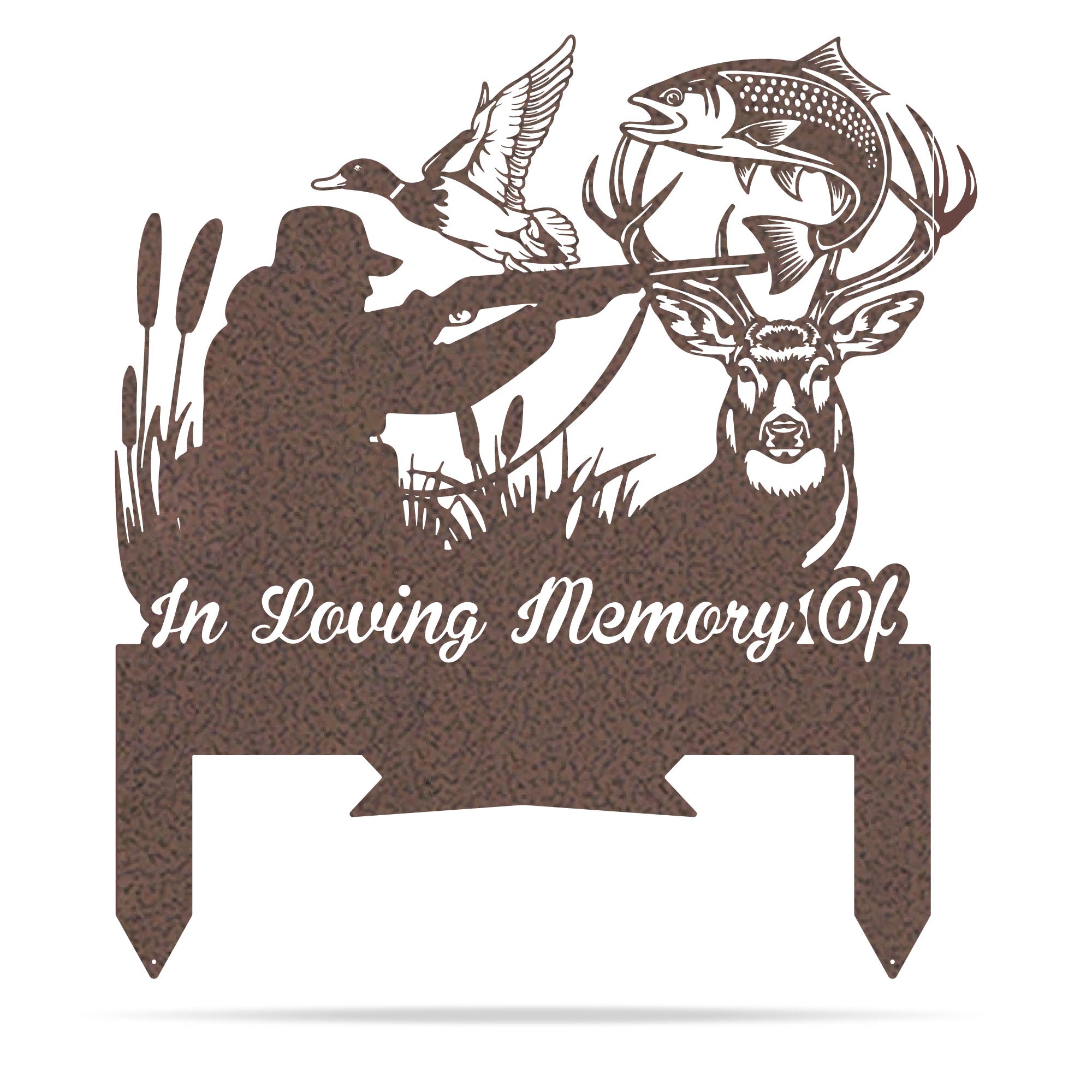 Memorial Stakes - Hunter, Fisherman & Wildlife Tribute Penny Vein / 22”x 24" - RealSteel Center