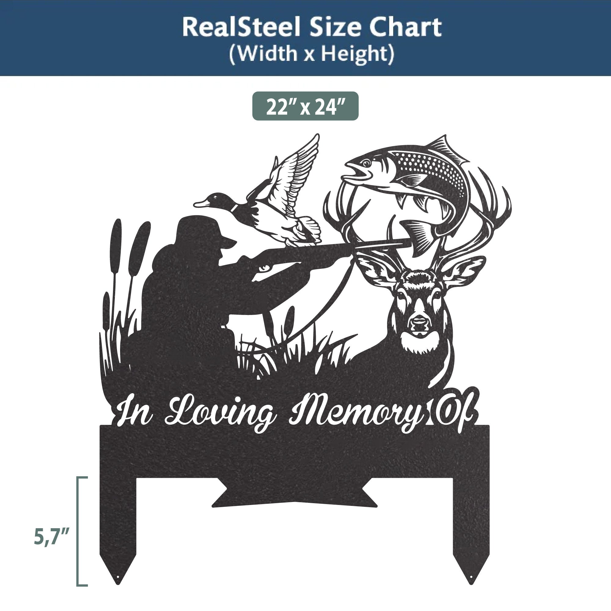 Memorial Stakes - Hunter, Fisherman & Wildlife Tribute - RealSteel Center