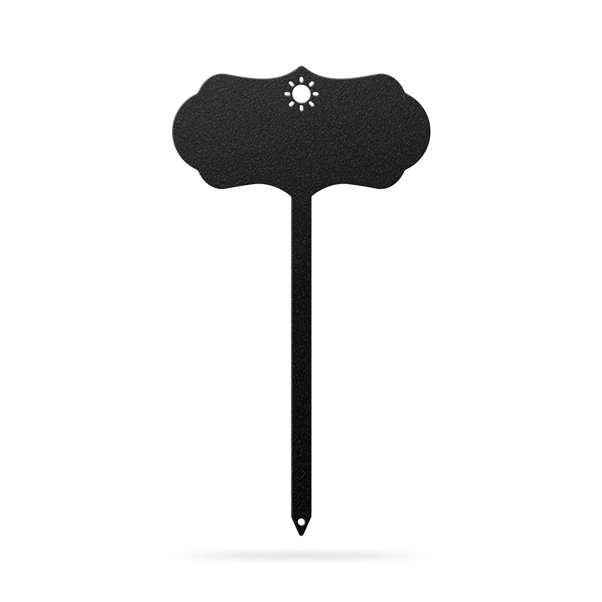 Custom Seed & Plant Markers 6 x 11 / Black / Sun - RealSteel Center